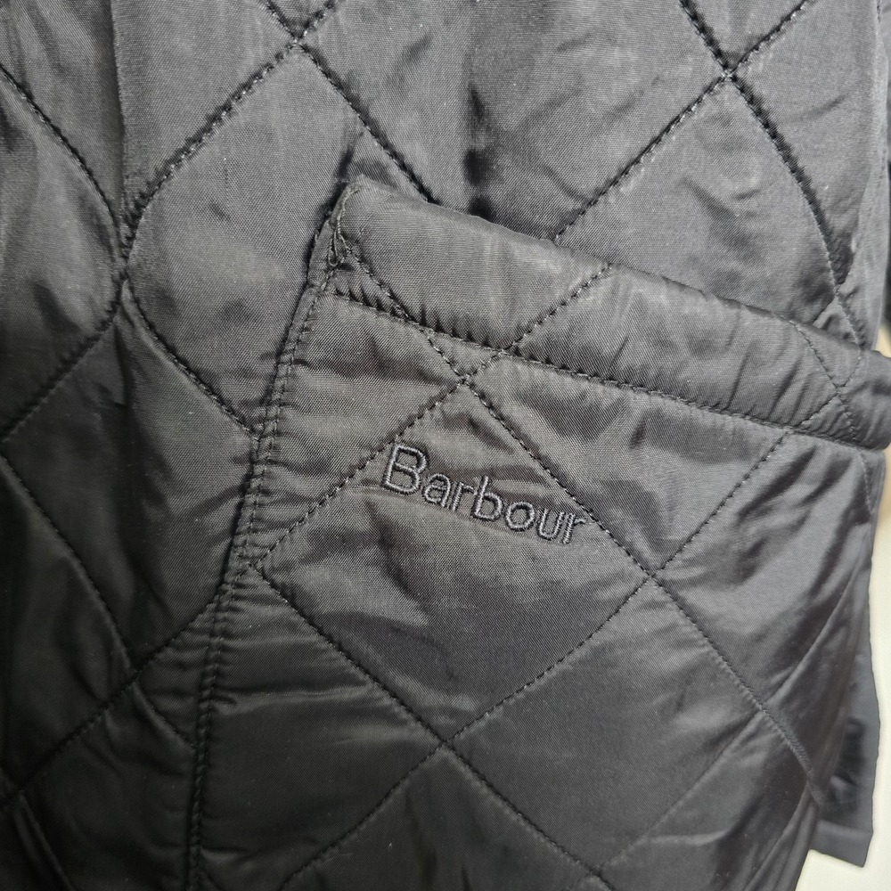 Barbour Black Quilted Liddesdale Jacket Size XL Chore Work Coat Heritage Barn - Picture 5 of 16